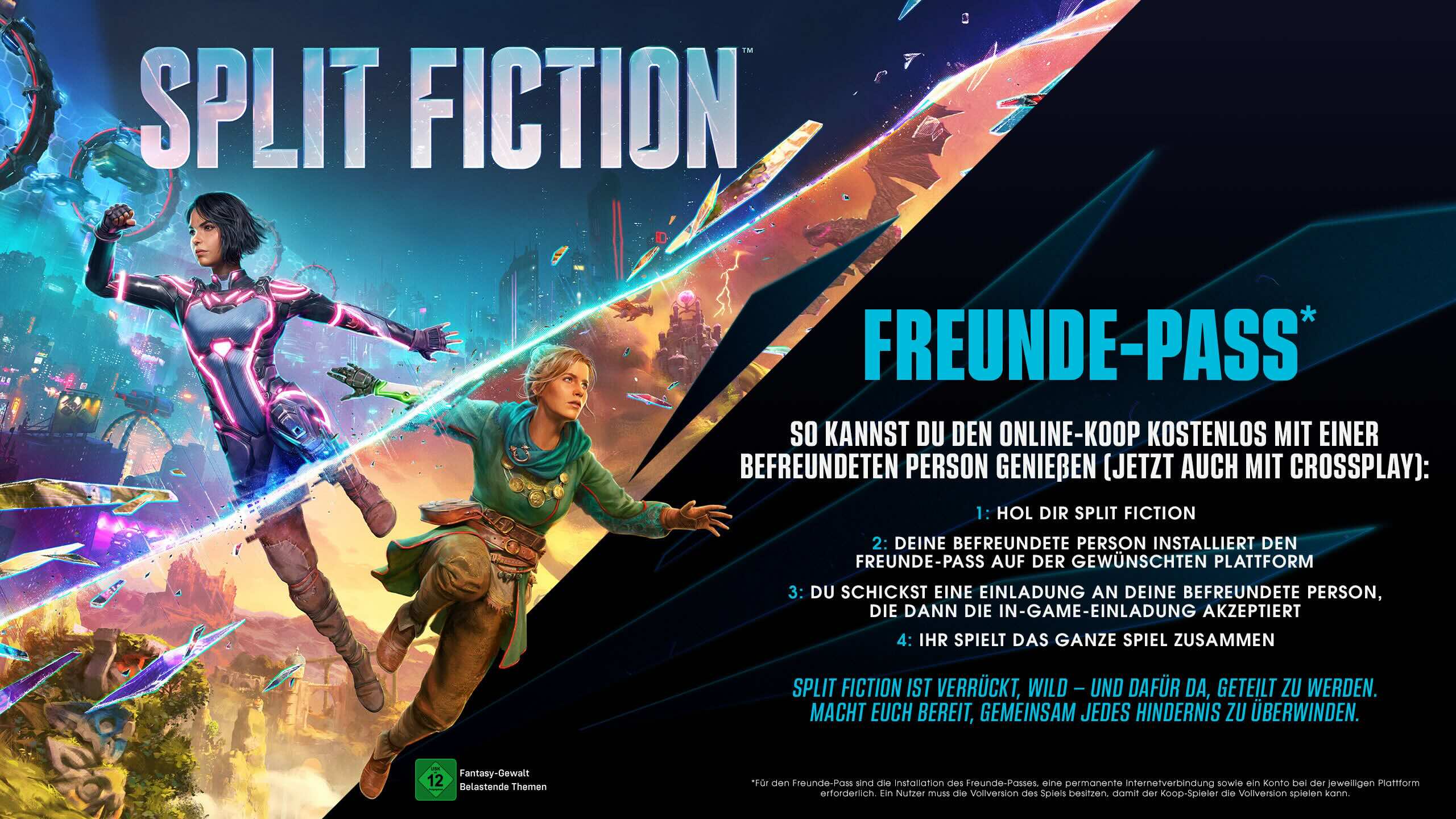 Split Fiction: Neuer Trailer bestätigt die Rückkehr des Freunde-Passes