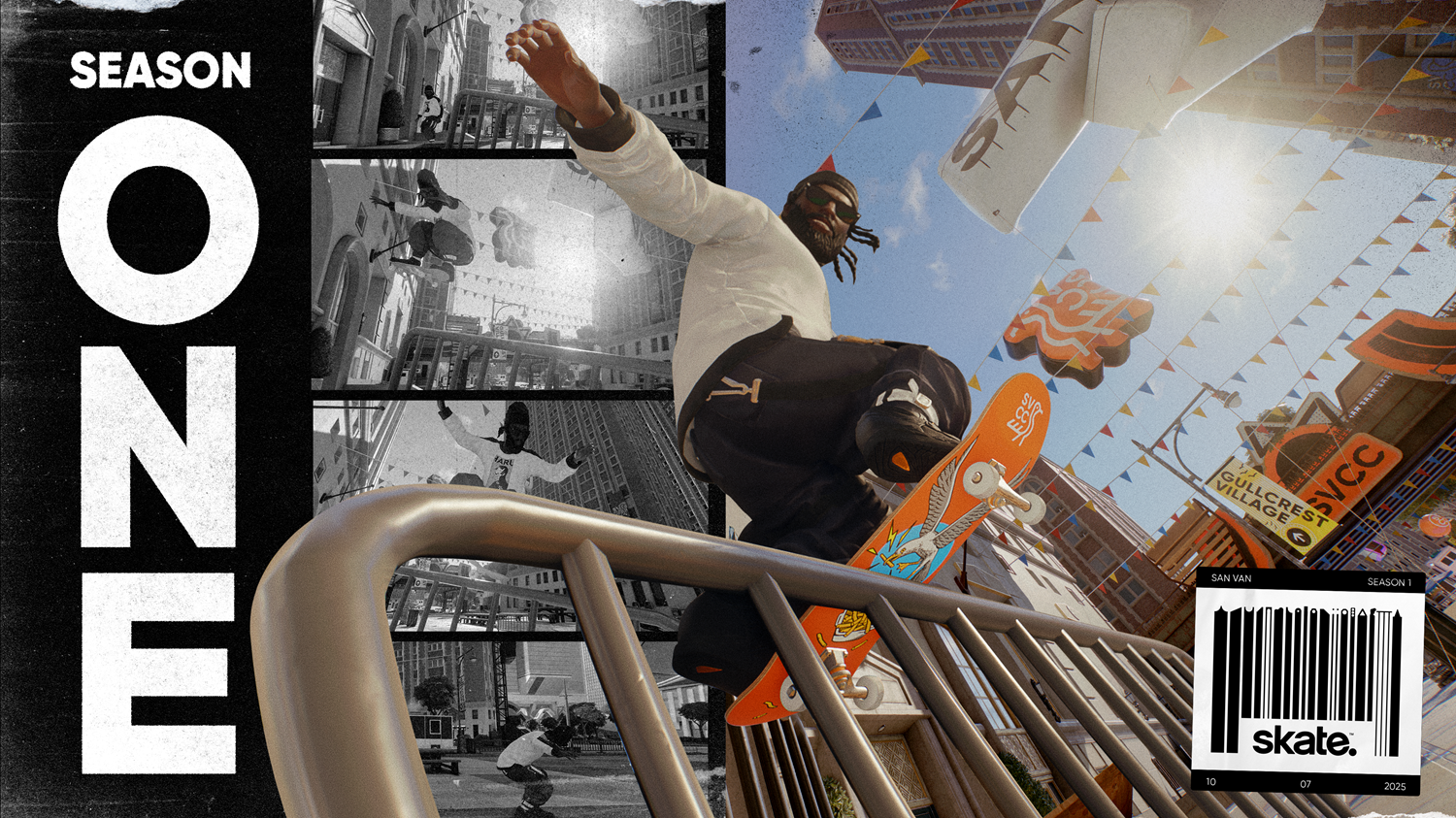 Skate. rollt in Saison 1